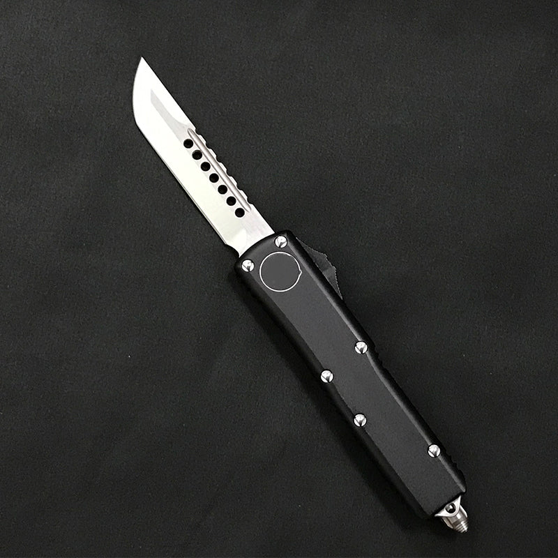 Aluminum Handle Survival Knife Tactical Outdoor Defense Camping Pocket Gear
