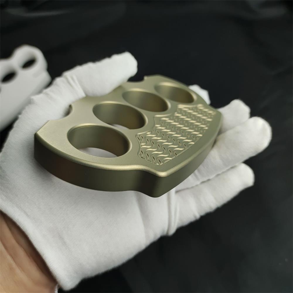 Self-Defense EDC Tool Solid Aluminum Knuckle Duster for Secure Carry
