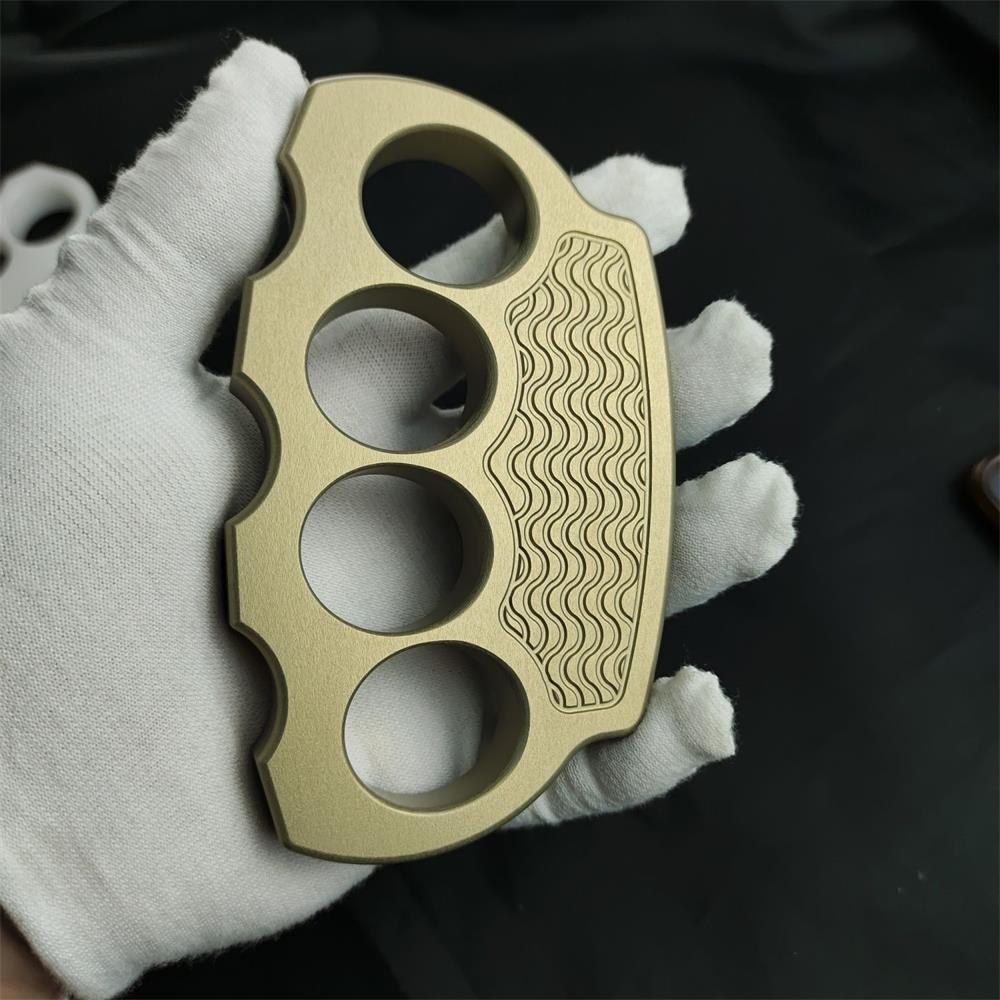 Self-Defense EDC Tool Solid Aluminum Knuckle Duster for Secure Carry