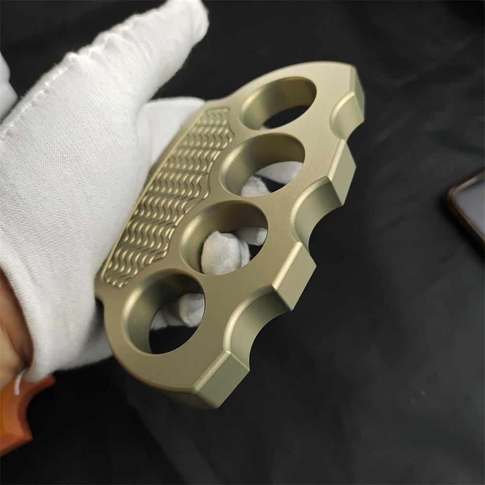 Self-Defense EDC Tool Solid Aluminum Knuckle Duster for Secure Carry
