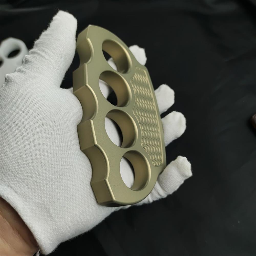 Self-Defense EDC Tool Solid Aluminum Knuckle Duster for Secure Carry