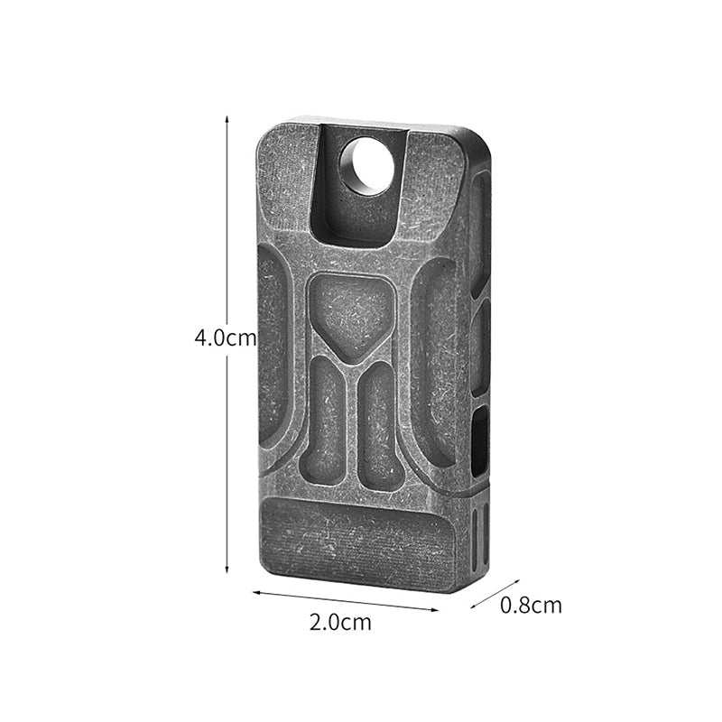 High-Volume Dual Chamber Titanium Whistle for Clear Sound