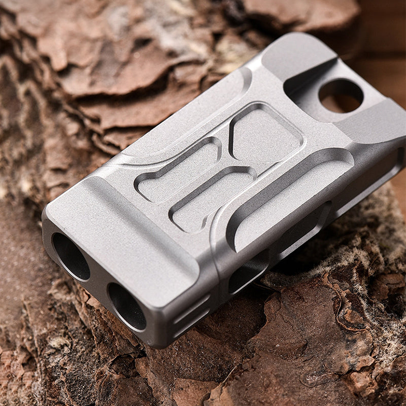 High-Volume Dual Chamber Titanium Whistle for Clear Sound