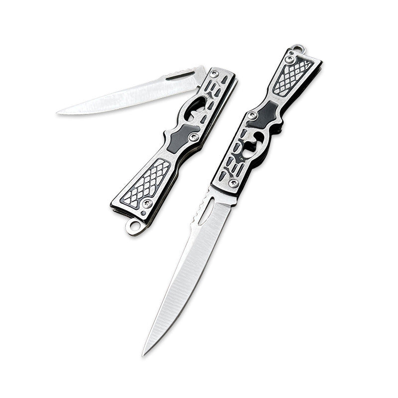 Concealed Blade Mini Folding Knife Keychain Pendant for Stylish Carry