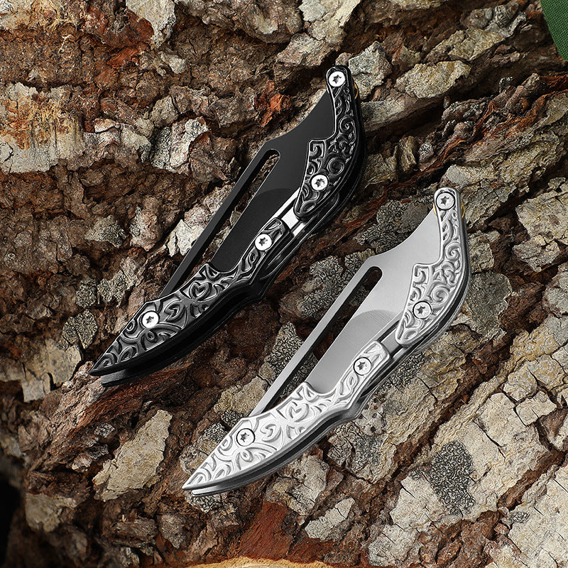 Miniature Mechanical Knife with Sharp Transformable Blade for Easy Pocket Storage