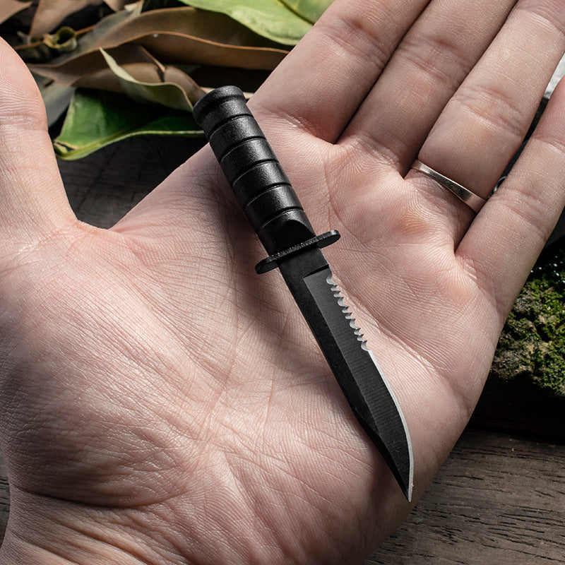 Mini Straight Knife Necklace with Built-in Multi-tool Defense Utility