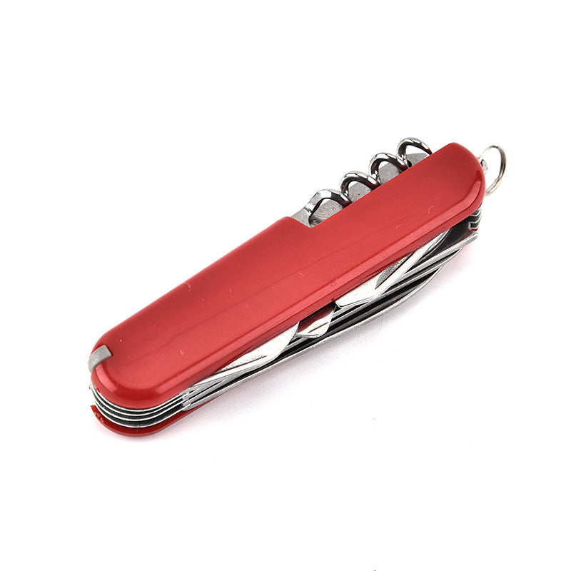 Versatile Folding Knife with Saw Scissors and Bottle Opener Multi-tool