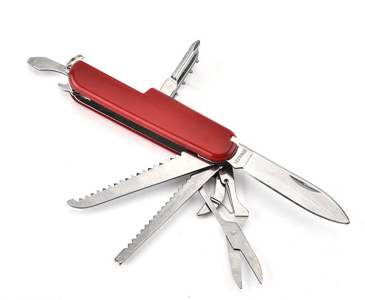 Versatile Folding Knife with Saw Scissors and Bottle Opener Multi-tool