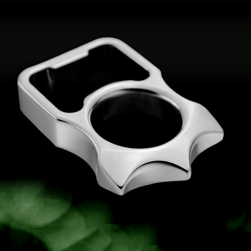 Brass Knuckle Duster for Self-Defense and Bottle Opening