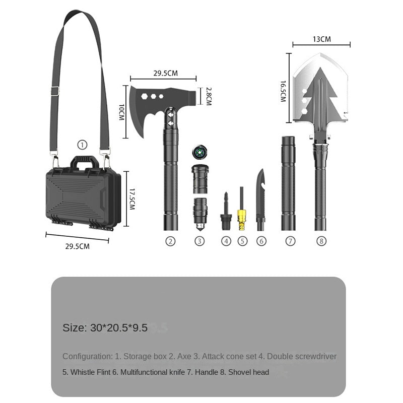 Survival Shovel Multifunctional Soldier Tool for Outdoor Adventures