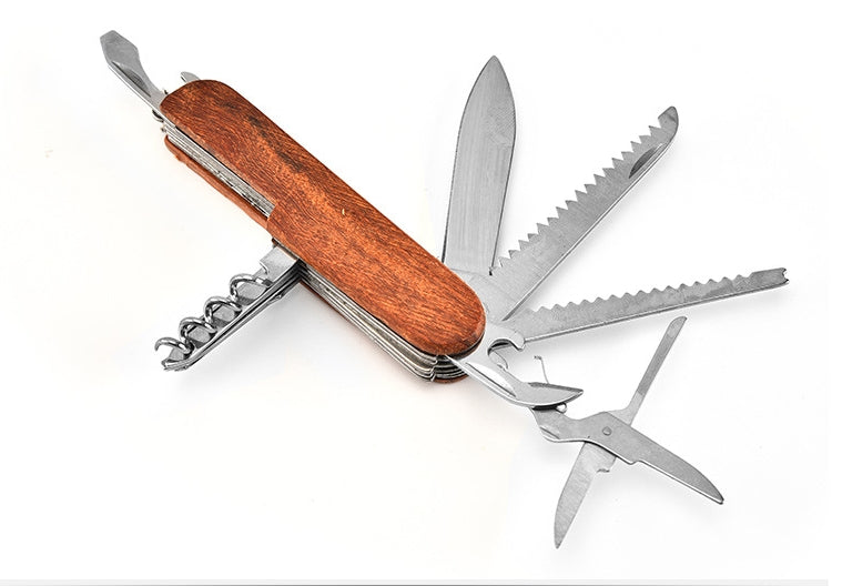 Folding Knife for Outdoor Defense with Built-in Multi-tool Capabilities
