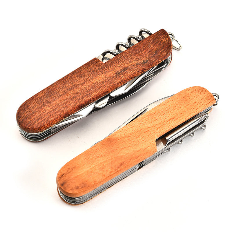 Folding Knife for Outdoor Defense with Built-in Multi-tool Capabilities