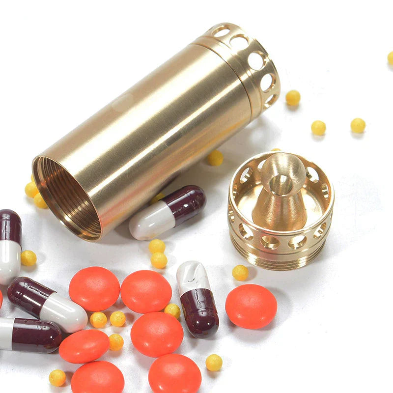 FieldMedix Copper Vault Portable EDC Pill Storage Case
