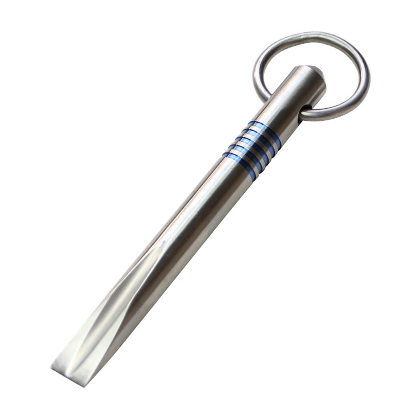 X-G Tactical Pry Bar in TC4 Titanium for EDC and Survival Use