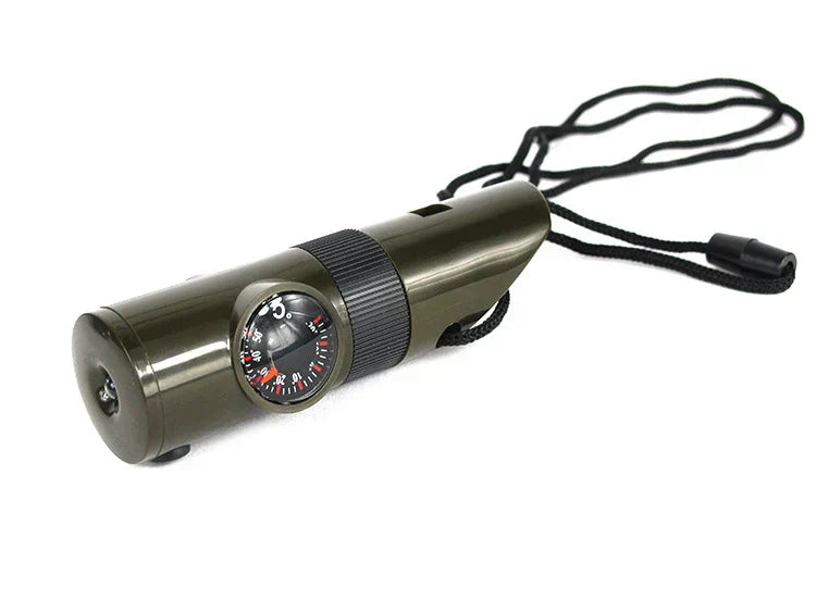 7in1 Wilderness Whistler SOS Beacon for Survival