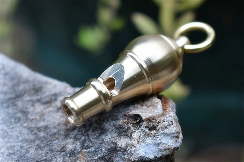 Brass Cannon Blast Loud Survival Whistle for Emergency Situations