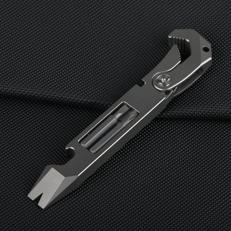 Titan TactiTool Durable Alloy Multi-Tool Flipper for Everyday Carry