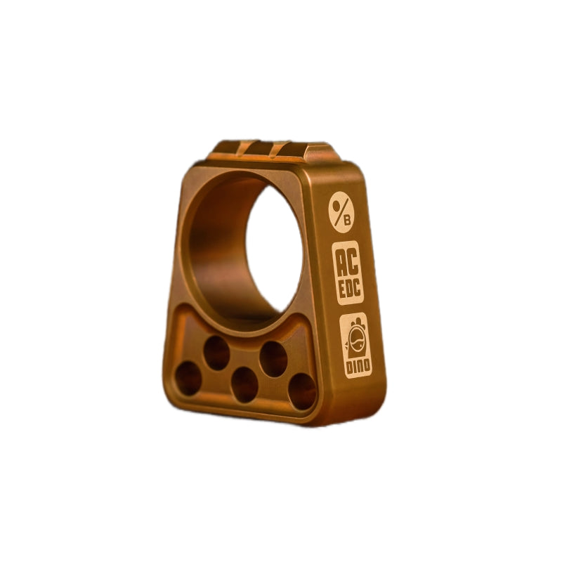 Survival Gear with Cheese Grip EDC Knuckle Duster and Window Breaking Function