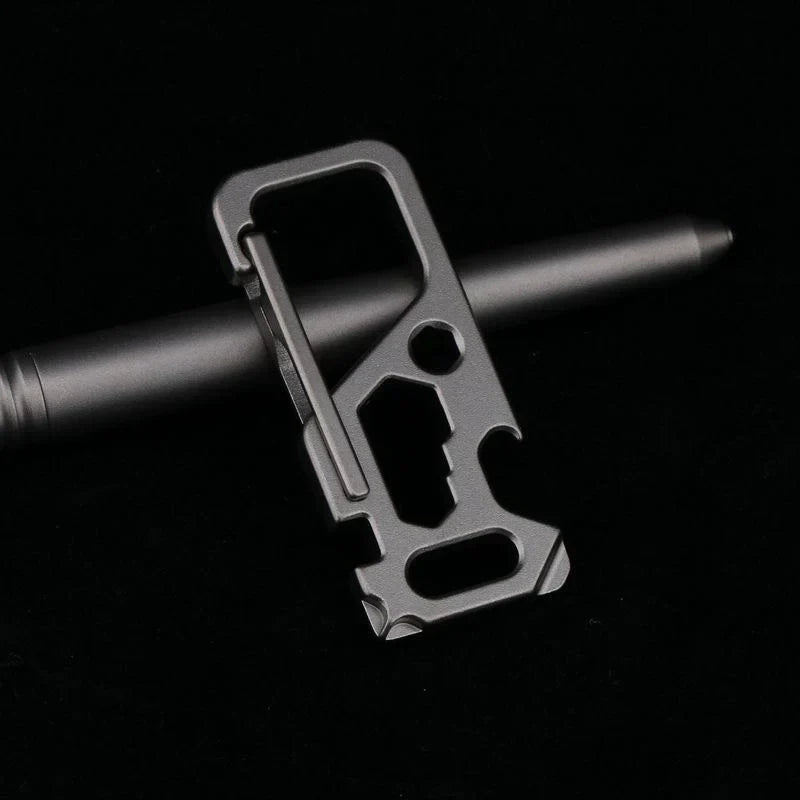 TC4 Titanium Utility Keychain Tool for Multi-Purpose Use