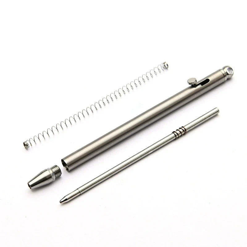 Titan Scribe Mini Ballpoint Pen for EDC Keychain