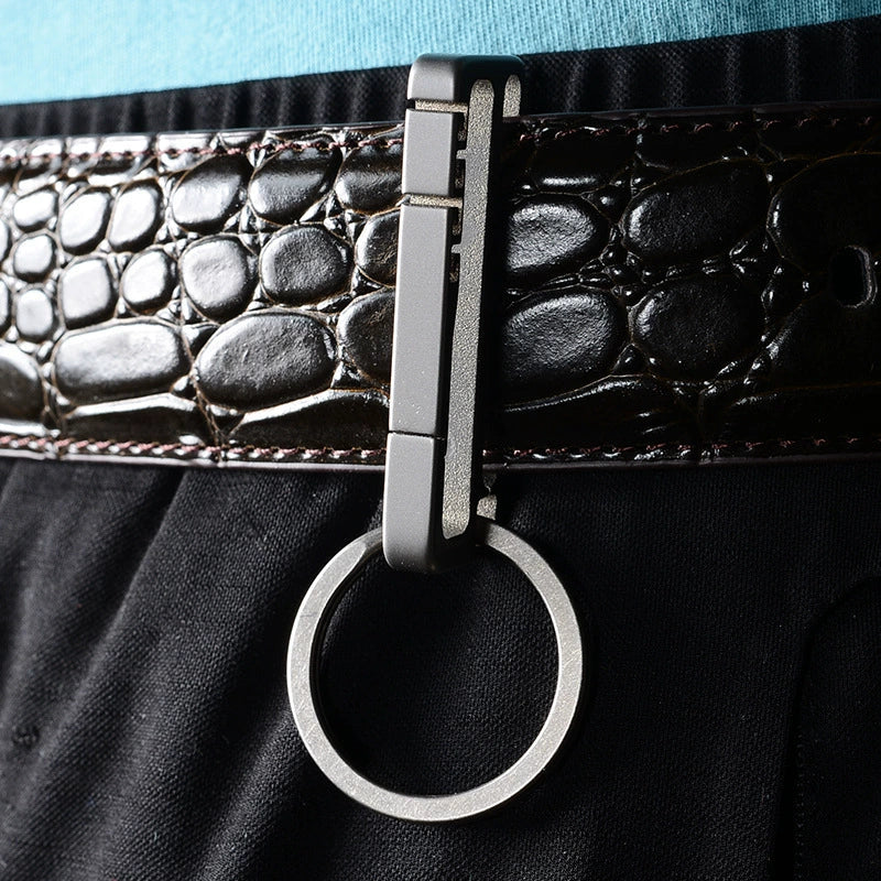 Titanium Clip Key Securer for Men