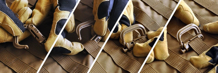 Adventure Gear D-Clip Tactical MOLLE Attachment for Outdoor Use