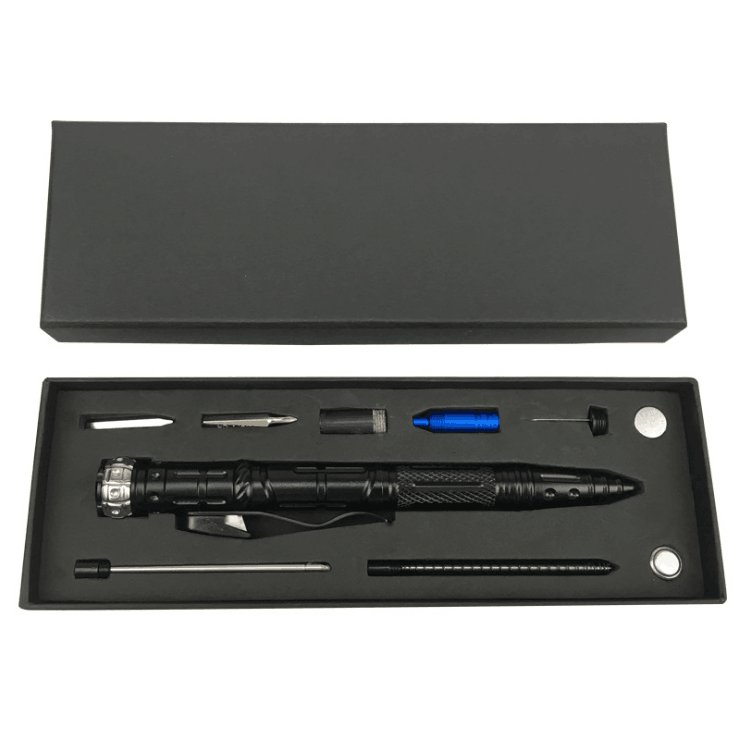 Multi-Purpose Tactical Pen Set with Whirl-Lit Feature