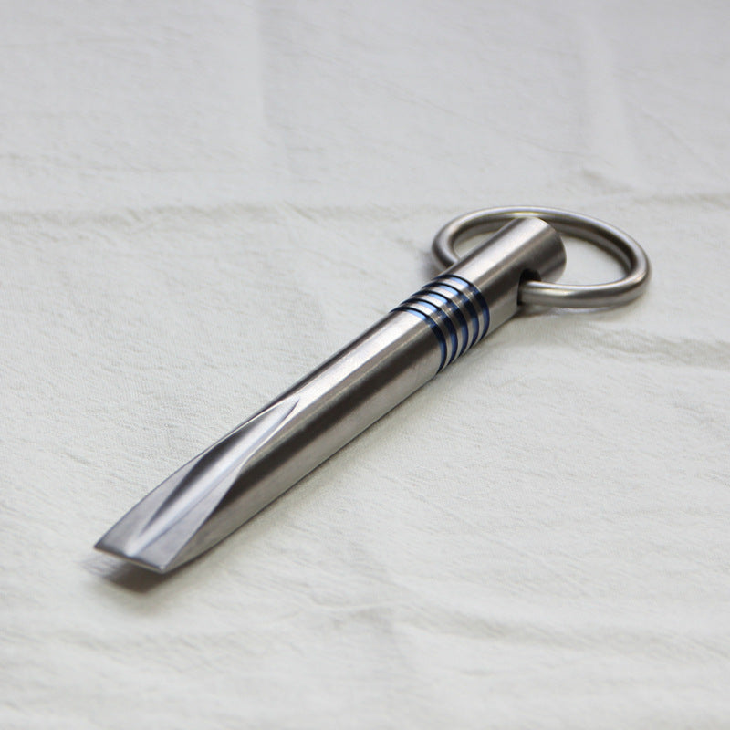 X-G Tactical Pry Bar in TC4 Titanium for EDC and Survival Use