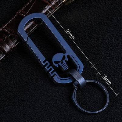 Titan Elegance Punisher Keychain for Stylish Carry
