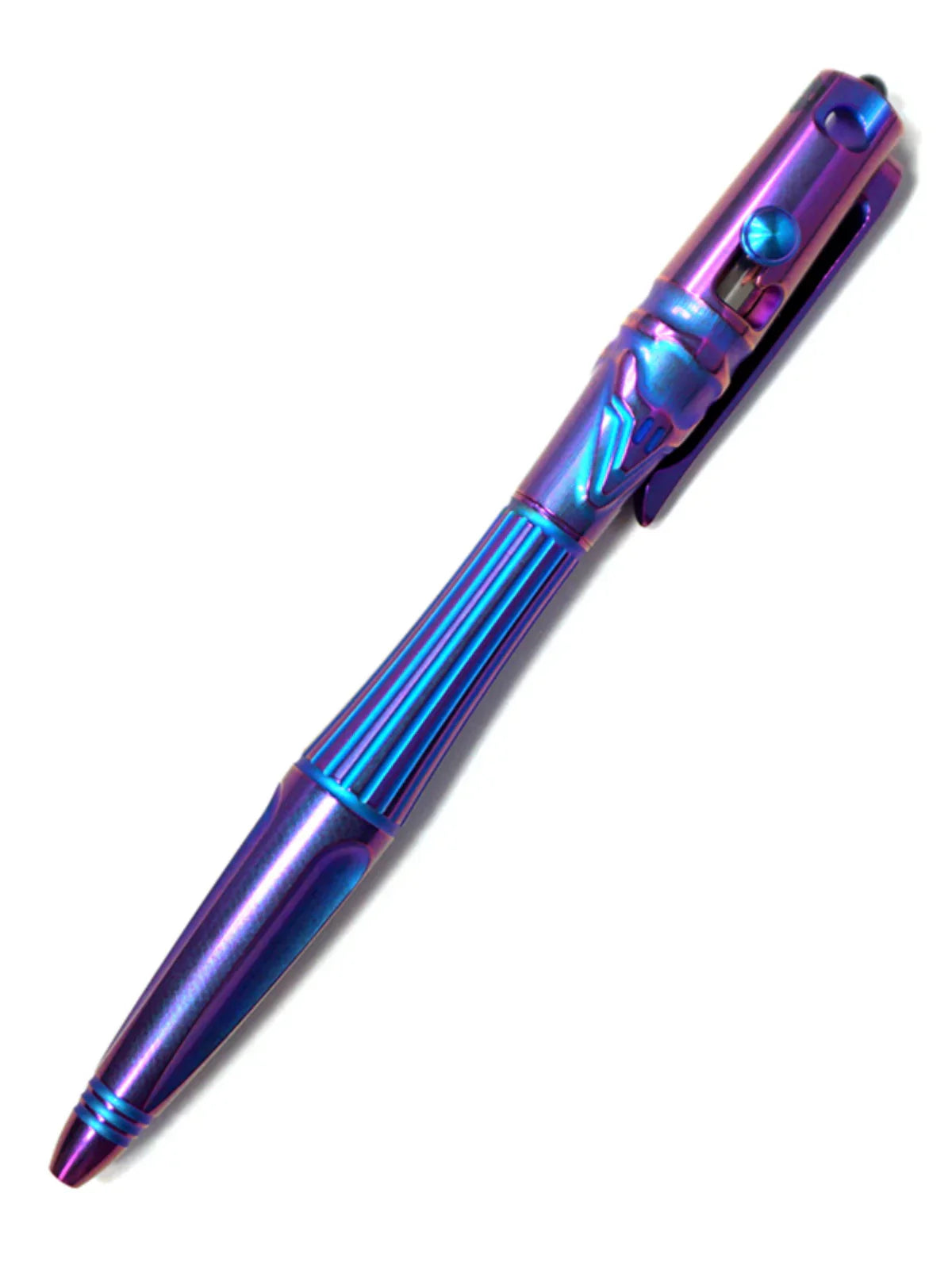 Multi-Utility Titanium Pen with Edge Defender for Tactical Use