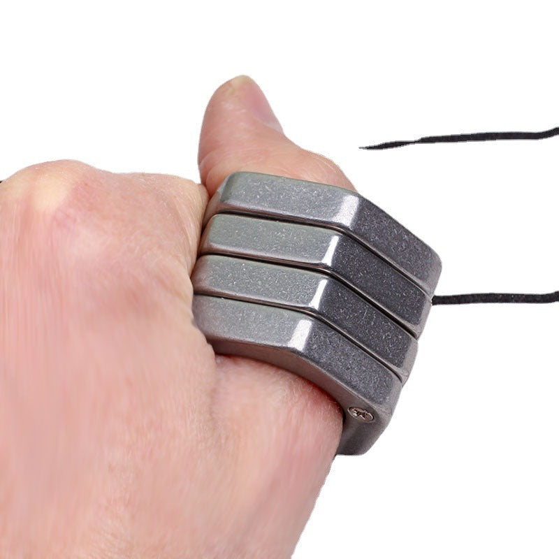 FistBreak Metal Knuckle Duster and Window Shattering Tool