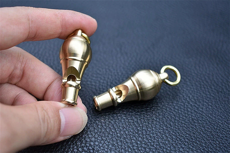 Brass Cannon Blast Loud Survival Whistle for Emergency Situations