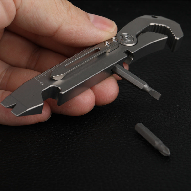 Titan TactiTool Durable Alloy Multi-Tool Flipper for Everyday Carry