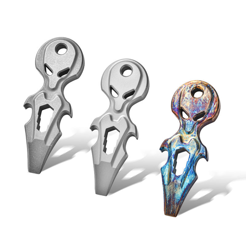Titanium Alien Finger Knuckle Duster EDC Tool