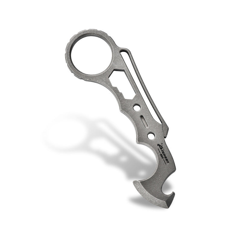 Titanium Card MultiTool with Knuckle Duster for Tactical and Everyday Use