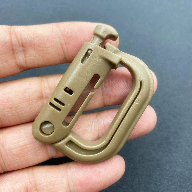 Adventure Gear D-Clip Tactical MOLLE Attachment for Outdoor Use