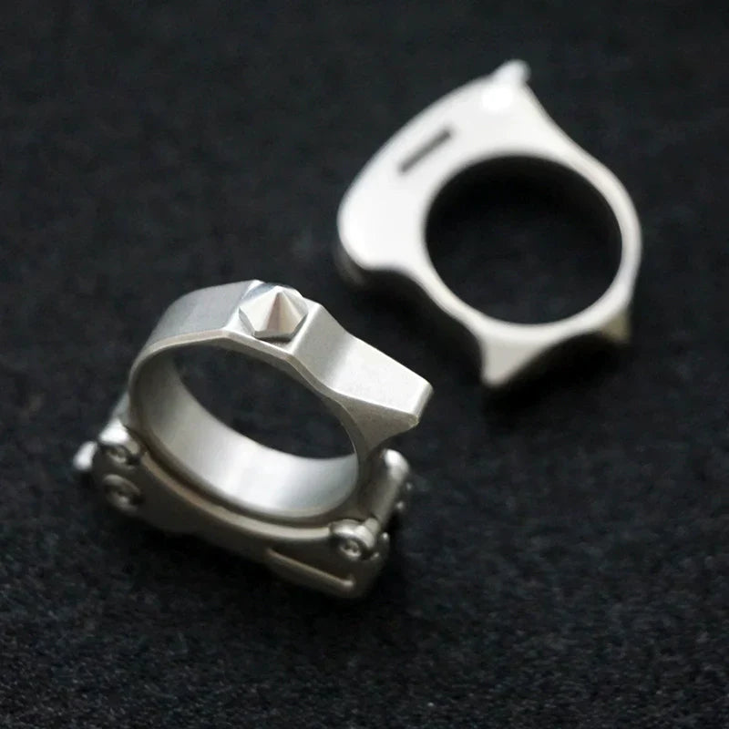 M390 Titanium MultiTool Knuckle Duster Ring