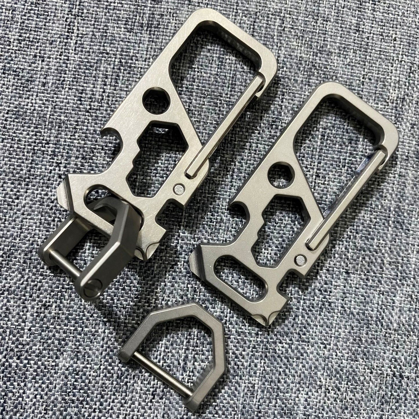 TC4 Titanium Utility Keychain Tool for Multi-Purpose Use