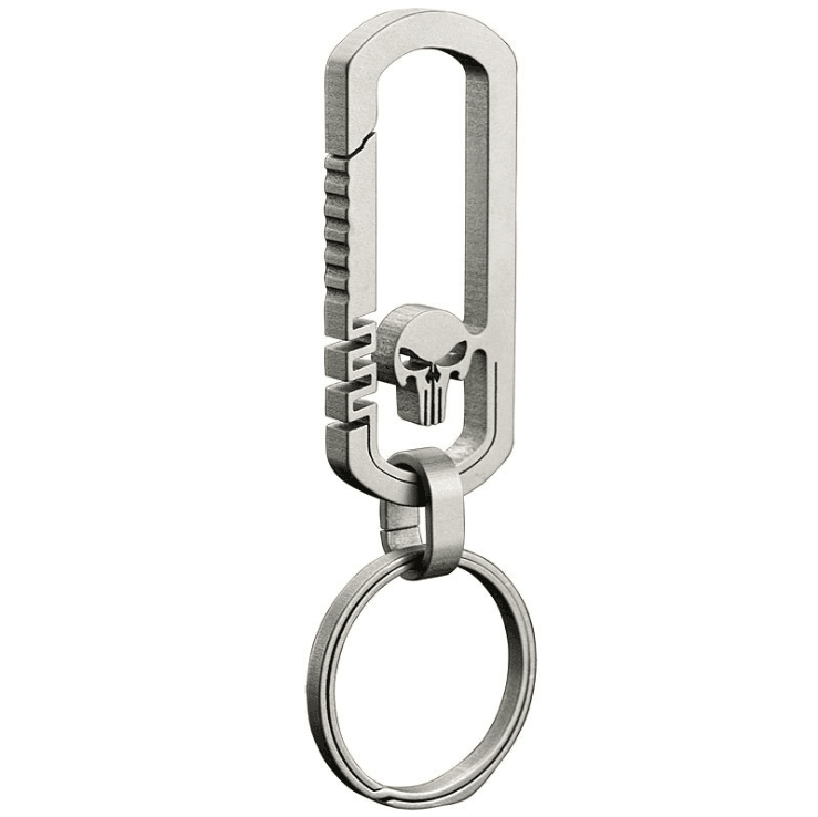 Titan Elegance Punisher Keychain for Stylish Carry