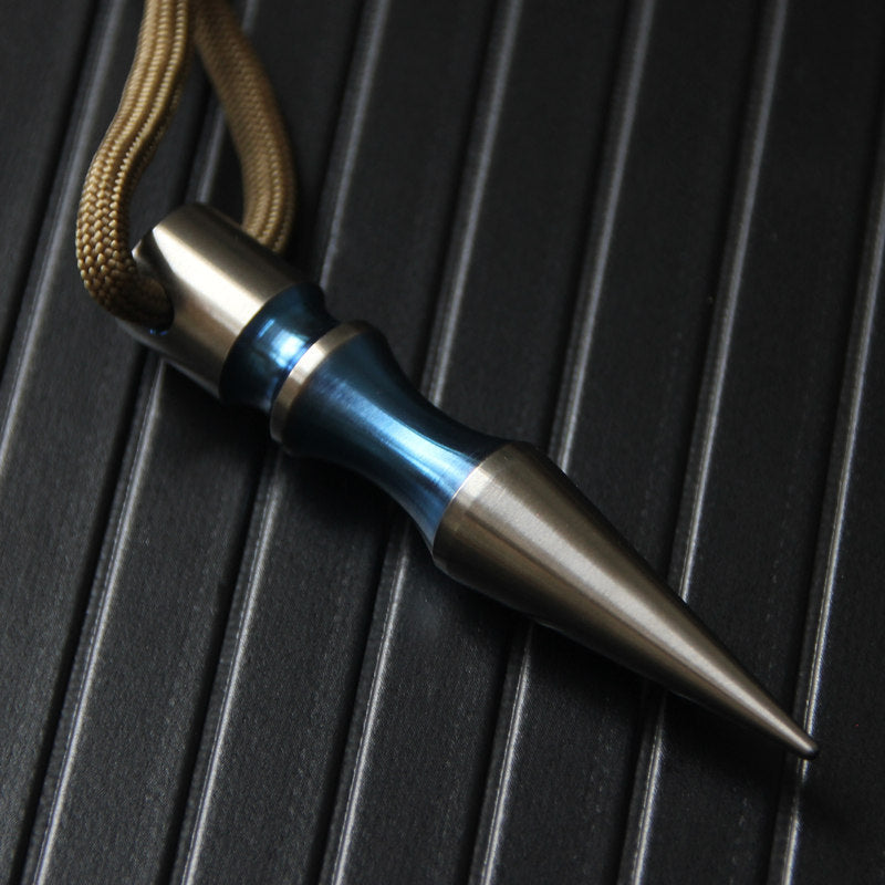 EDC Multi-Tool Tactical Pendant in TC4 Titanium for Self-Defense