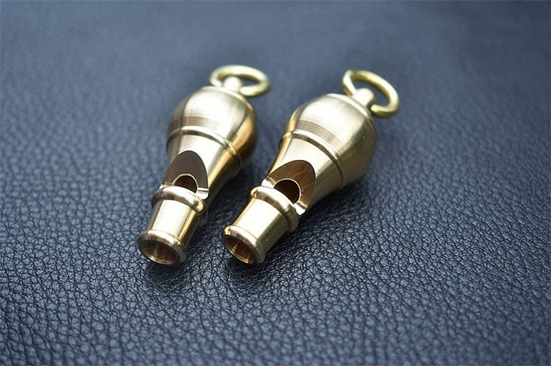 Brass Cannon Blast Loud Survival Whistle for Emergency Situations