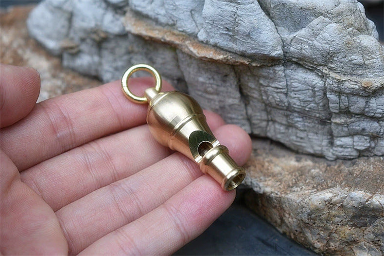 Brass Cannon Blast Loud Survival Whistle for Emergency Situations