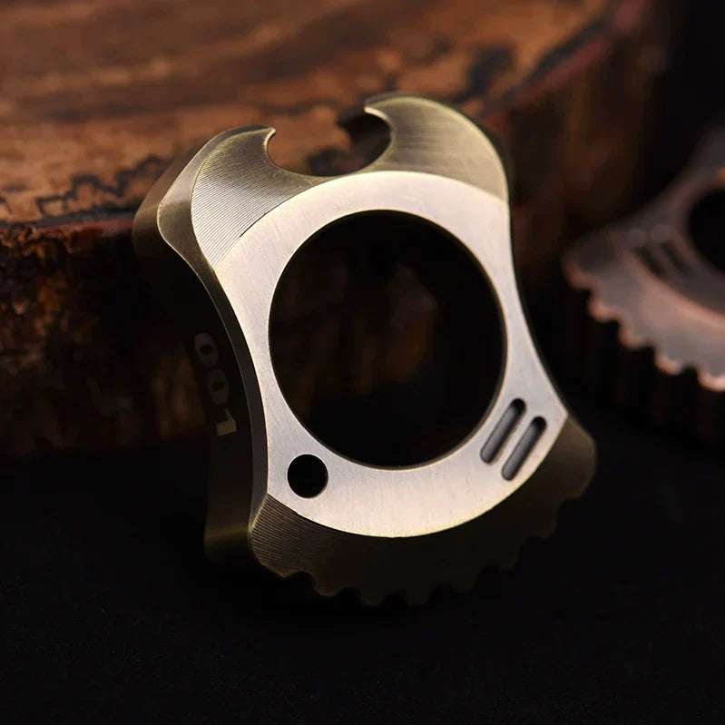 Titanium Purple Copper Knuckle Duster EDC