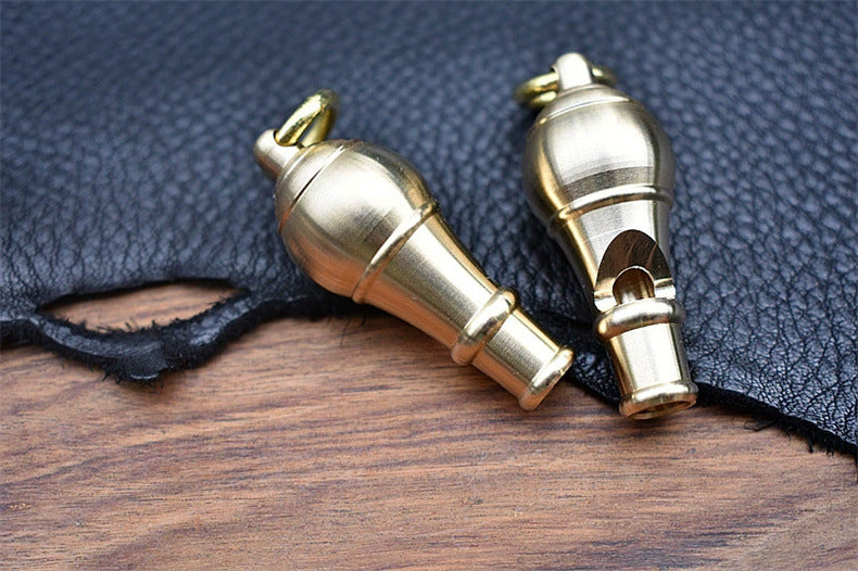 Brass Cannon Blast Loud Survival Whistle for Emergency Situations