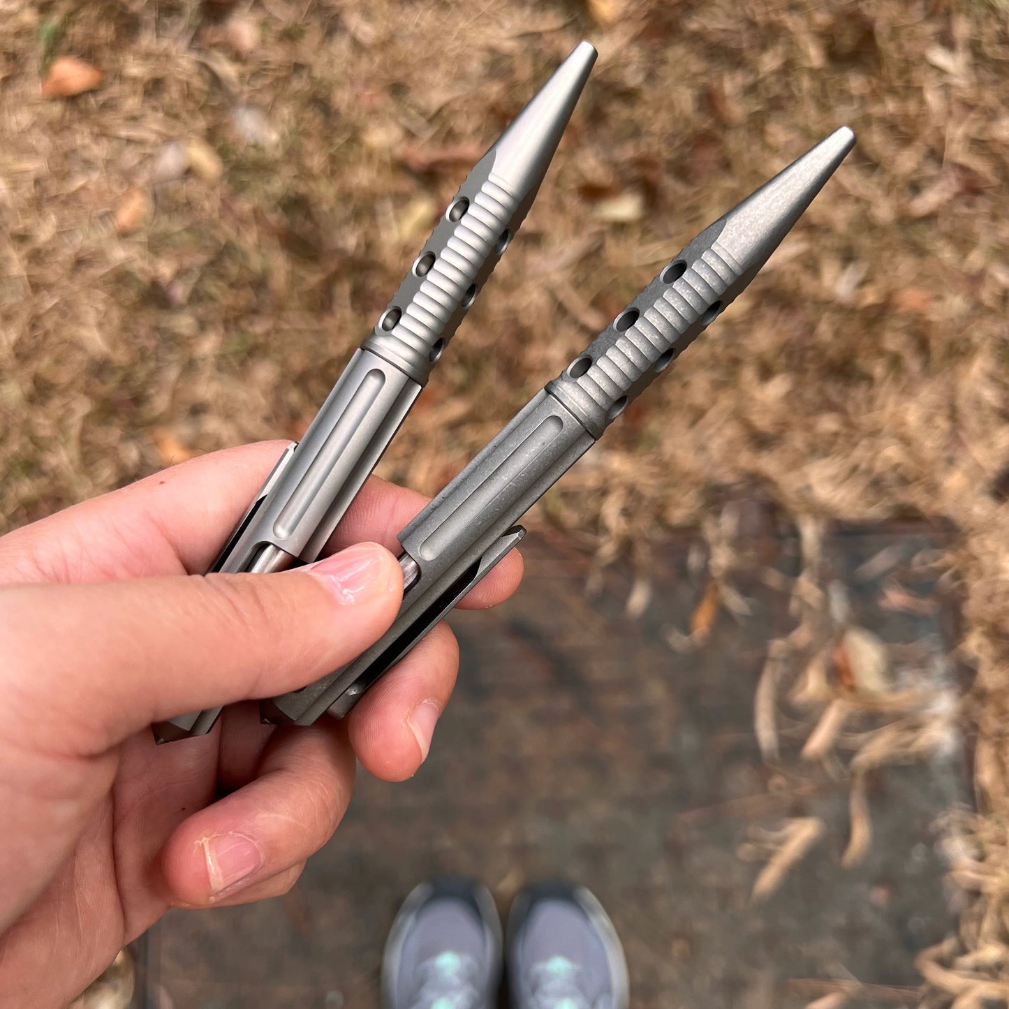 Starship-Inspired Tactical Pen Defender Made of Titanium
