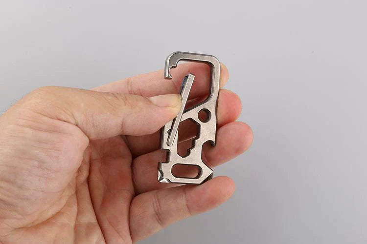 TC4 Titanium Utility Keychain Tool for Multi-Purpose Use