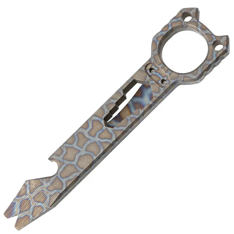 TC4 Knuckle Duster Titanium MultiTool Survival Stick