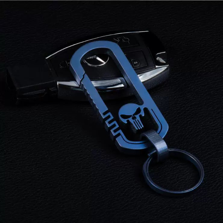 Titan Elegance Punisher Keychain for Stylish Carry
