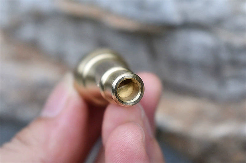 Brass Cannon Blast Loud Survival Whistle for Emergency Situations