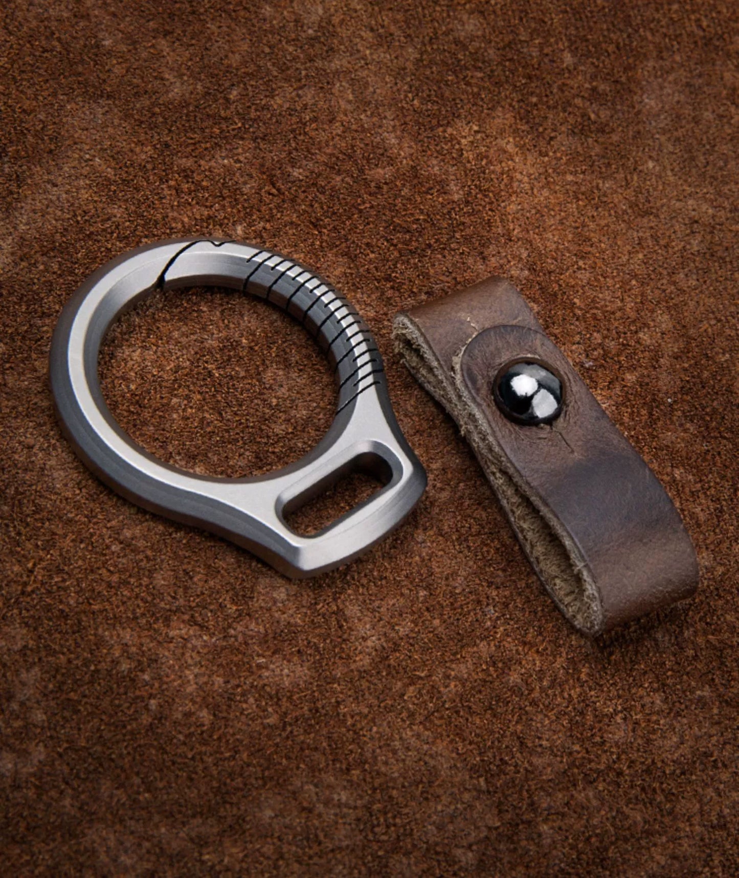 High-End Titanium Alloy Multi-Tool Keychain for Survival and EDC